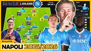 I Love Building The Most Powerful NAPOLI 2025/2026 Squad In FCO With Music Director KEVIN DE BRUYNE
