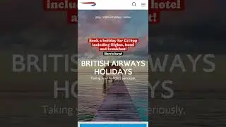 HOLIDAY HACK: BOOK A PACKAGE HOLIDAY FROM &pound;179PP WITH ME! #britishairways #holidays