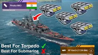 RF Kerch With 4X🔥 Pinaka Mk3 Indian New Grenade Launcher | Modern Warships