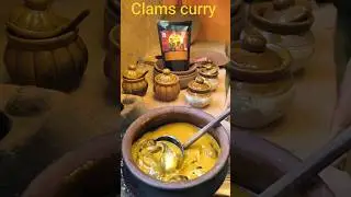 गावच्या चुलीवर बनवलेली शिंपल्याची करी। clams curry। #youtubeshort