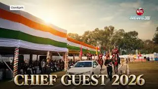 Republic Day 2026 Chief Guest Entry at Chandigarh Parade Ground #republicday