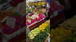 Almost gave up! Found the vegetable, meat market in Caba Plaza. #food #travel #market #grocery