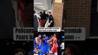 Jeremiah Fears heated after scuffle with Lu Dort 😳 (via TVsJerry/X)