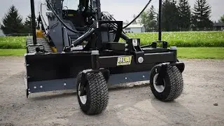 HLA Attachments - Skidsteer Laser Grader Walkaround