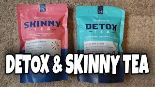 Unboxing 28 day Detox and Skinny tea | controls cravings & hunger | Body cleanse #Detox