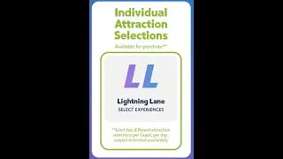 How to Make Disney Lightning Lane Individual Attractions Selections