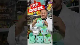Every Bulbasaur plush from Jazwares!! #pokemon #bulbasaur #pokemonplush