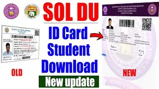 How to Download Du sol id card | Sol id card download Old/new | Vikram DNA