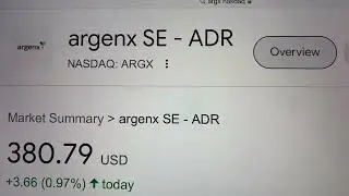 🔴 Argenx SE-ADR ARGX Stock Trading Facts 🔴