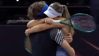 Tsitsipas/Badosa v Medvedev/Andreeva World Tennis League Exhibition Doubles Highlights + Interview
