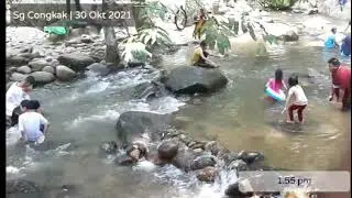 Kejadian Kepala Air di Sungai Congkak 🌊 | Sebelum & Selepas (13s Real Footage)