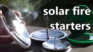 SOLAR FIRE STARTERS FOR BUSHCRAFT / SURVIVAL