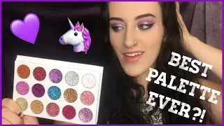 Glamierre Unicorn Glitter Palette Review and Swatches | Kyla Diana