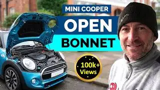 How to open Bonnet on Mini Cooper - How to open Hood on Mini Cooper