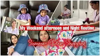 Indian Mom DAILY ROUTINE VLOG on WEEKENDS~SUMMER CLOTHES shopping~CauliflowerPARATHA#indianmomlife