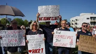 Hunderte Demonstrieren für den erhalt vom Zeller Krankenhaus