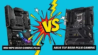 Comparativo PLACA MÃE MSI MPG B550 GAMING PLUS ou ASUS TUF B550 PLUS GAMING qual a melhor?