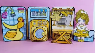Printable Paper  Dolhouse Crafts, #Paperdiy #quitebook  #paperdoll #quitebook #paperdiy