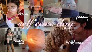 Productive Self Care Day Vlog (skincare, cleaning, gym etc)