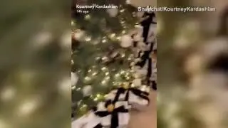 Kourtney Kardashian has Christmas in full swing at her house   Daily Mail Online