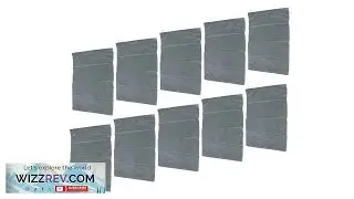 Flood Barrier Sandbags 10pcs Grey Waterproof Heavy Duty for House & Garage