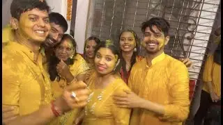 So much fun in Bhaiya's Haldi | Groom's Haldi Ceremony | Bihari Wedding | Indian Wedding Video