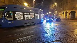 Trams Zagreb 3383 - ZET KONČAR line br. 11 obilazno Savska - Jukićeva Zagreb.