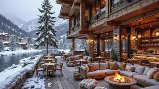 Sweet Jazz Flow & Cozy Winter Vibes | Relaxing Fireside Lounge Music Ambiance