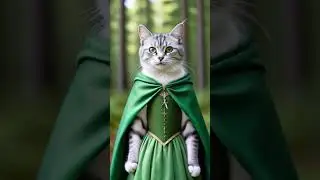 Finnish Royalty in Feline Form: Stunning Custom Silver Tabby Cat Portraits #catvideos #silvertabby