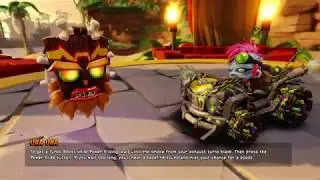 Crash&trade; Team Racing Nitro-Fueled - Nina Cortex adventure mode (N. Sanity Beach & Ripper Roo)