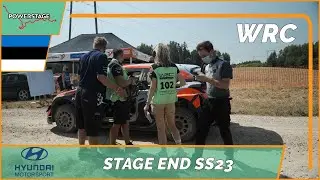 STAGE END SS23 Rally Estonia 2021 || Tänak, Evans, Ogier, Breen, Rovanperä || PURE SOUND 4K