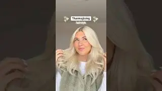 Thanksgiving Hairstyle!✨ #shorts #hairstyle #thanksgiving #hairtutorial