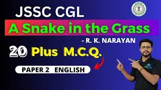 JSSC CGL ENGLISH classes|| A snake in the grass||MCQ VIDEO | Jssc nagarpalika class
