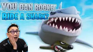 You can rocket ride a shark!?!?