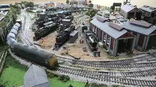 Model railway lighting, the effect of model railway room  illumination.