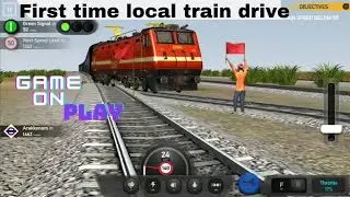 first  time local train driver🤣#traindriving gameplay video