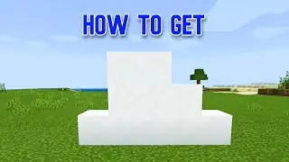 Как получить пушистый снег в режиме выживания Minecraft 1.17