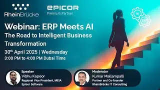 [Webinar] ERP Meets AI: The Road to Intelligent Business Transformation #AIinERP