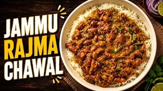 Rajma Jammu Style | Regional Indian Kidney Bean Curry with Saffron Rice
