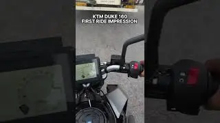 Crazy Street Racer from KTM 😍 | KTM Duke 160 First Impression