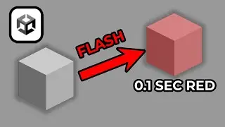 How to Make 3D Object Flash Color When Taking Damage In Unity