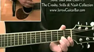 Как играть Crosby, Stlls & Nash Suite Judy Blue Eyes (вступление)
