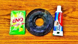 Gas burner cleaning with Colgate & ENO