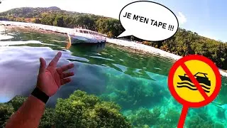 IL nous FONCE DESSUS avec SON BATEAU et s'en FOU !!!