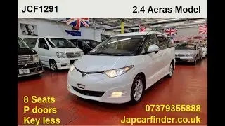 ( JCF1291 ) Toyota Estima 2.4 Aeras 8 seats 2006 P doors ULEZ FREE @japcarfinder