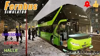 Kış Masalı:Neoplan ile Karlı Yollarda Huzurlu Yolculuk | Fernbus❄️☃️ #fernbussimulator #neoplan ❄️☃️