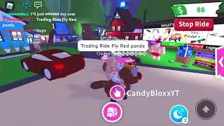 What will people trade me for my Fly Ride red panda??? 🤔🤔🤯|Roblox Adopt me