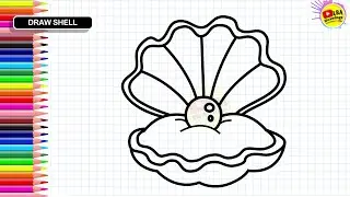 How To Draw Seashell | LBA Drawings