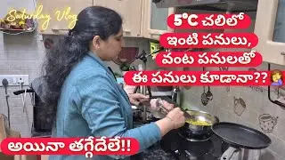 Indian Housewife Productive Routine in Heavy Winter ☃️ ఇంటి పనులు వంట పనులతో ఈ బాధ్యతలు కూడా 