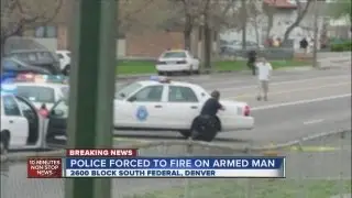Police shoot, kill suidical gunman